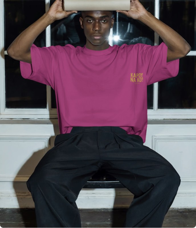 KAPOY NA KO! Oversized Organic Tee — BAHAW Studio